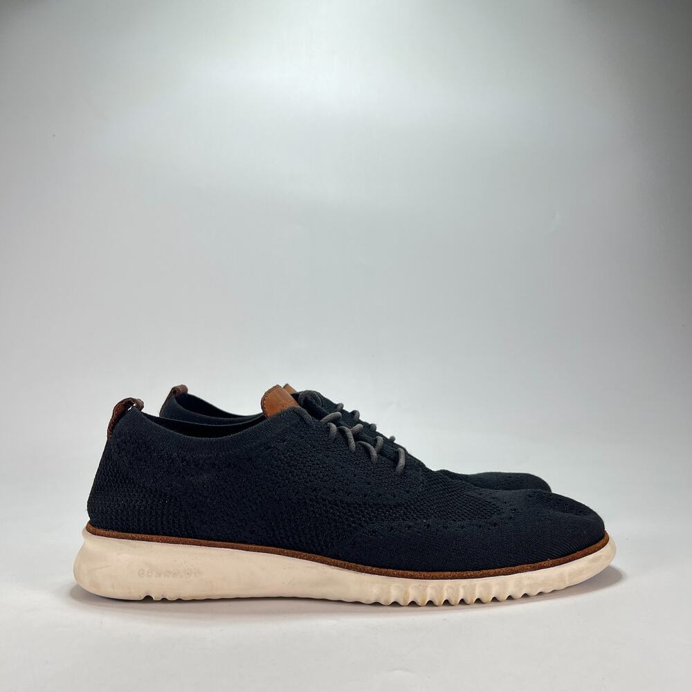 Cole Haan ØriginalGrand Stitchlite Black Wingtip Oxfords C27568 Men's Size 10.5M